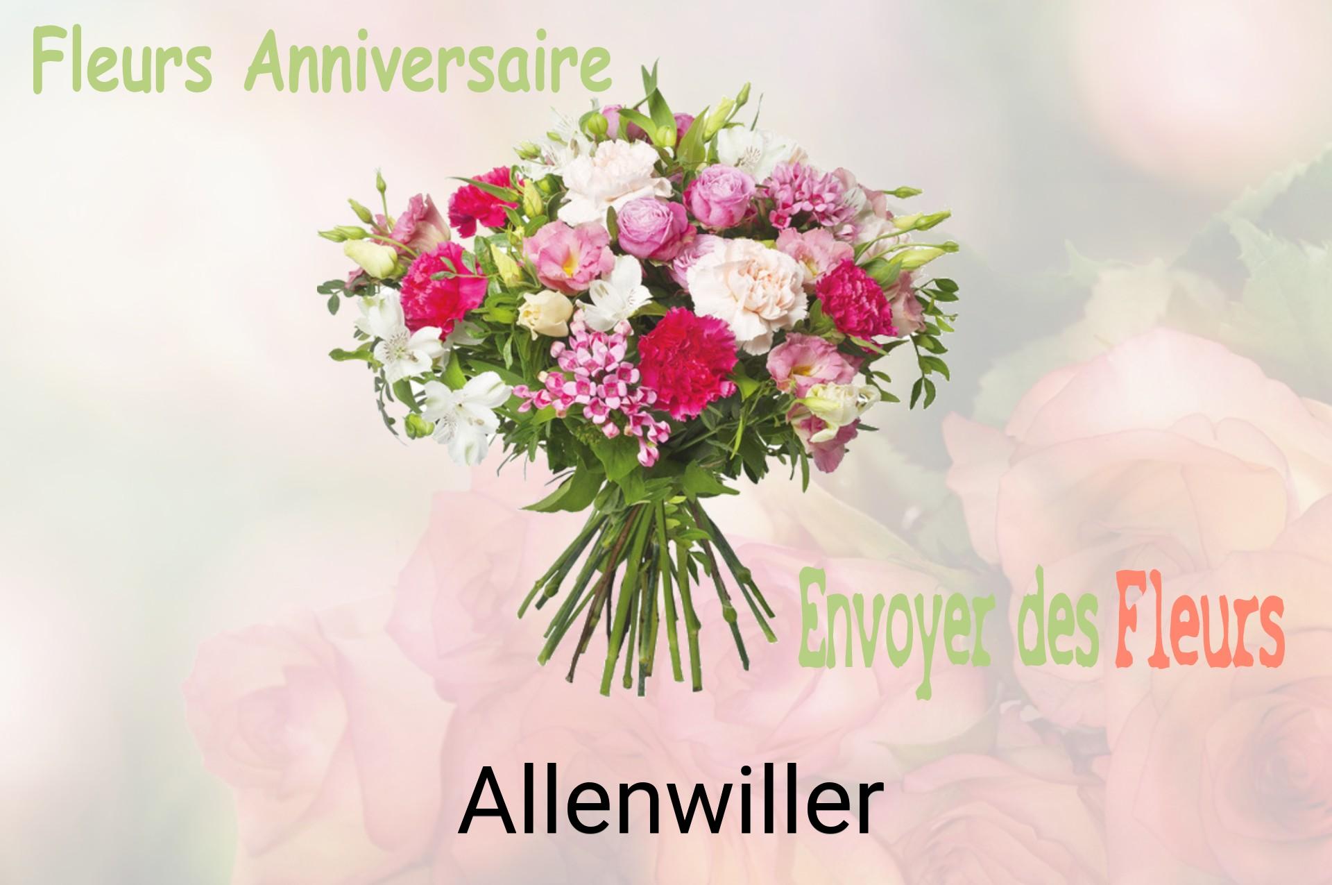 Bouquet de fleurs d’anniversaire livré à Allenwiller