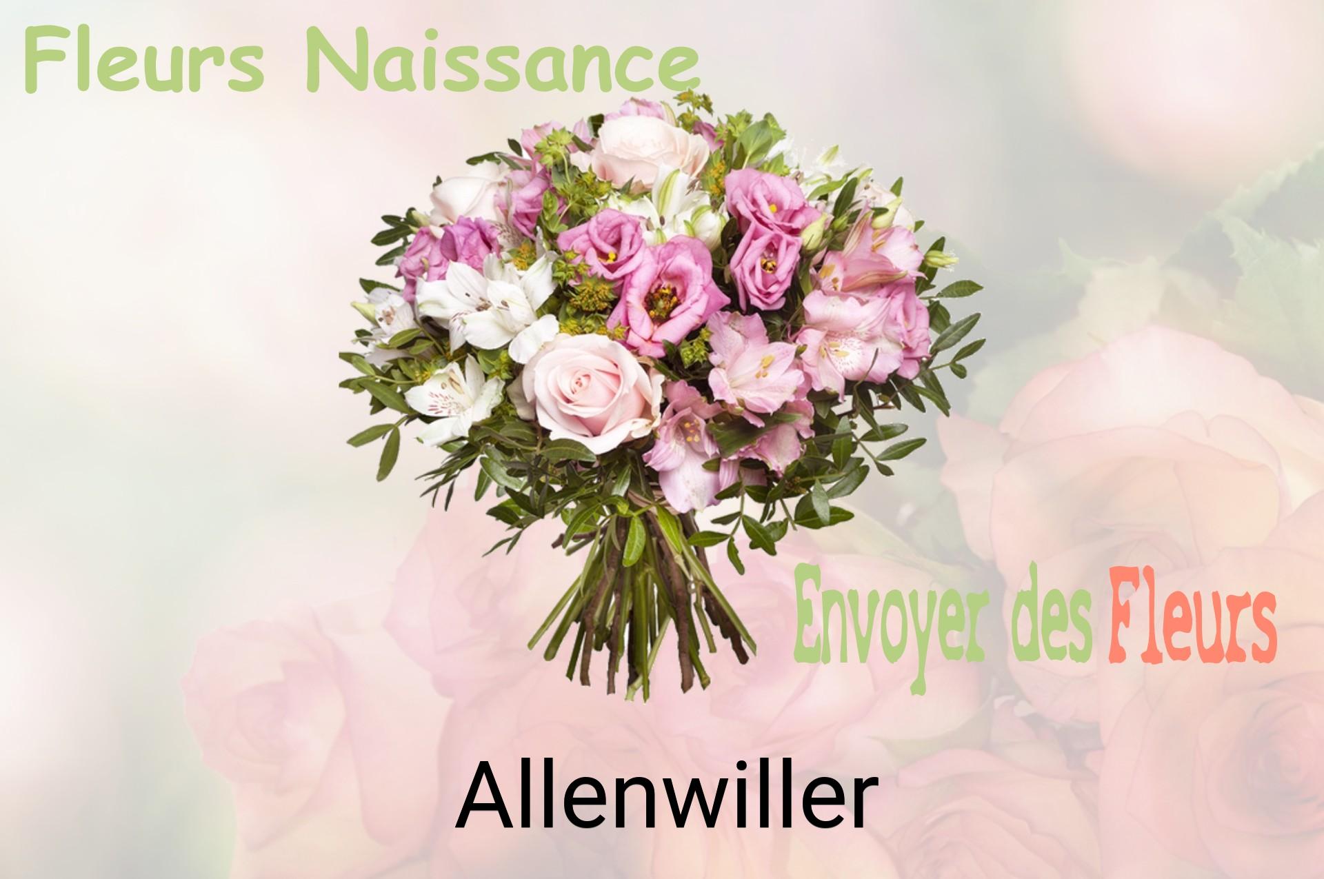 Bouquet de fleurs de naissance livré à Allenwiller